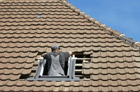 Pose de velux - La Flamengrie